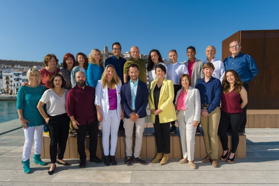 Los integrantes de la lista del PSOE al Ayuntamiento de Vila