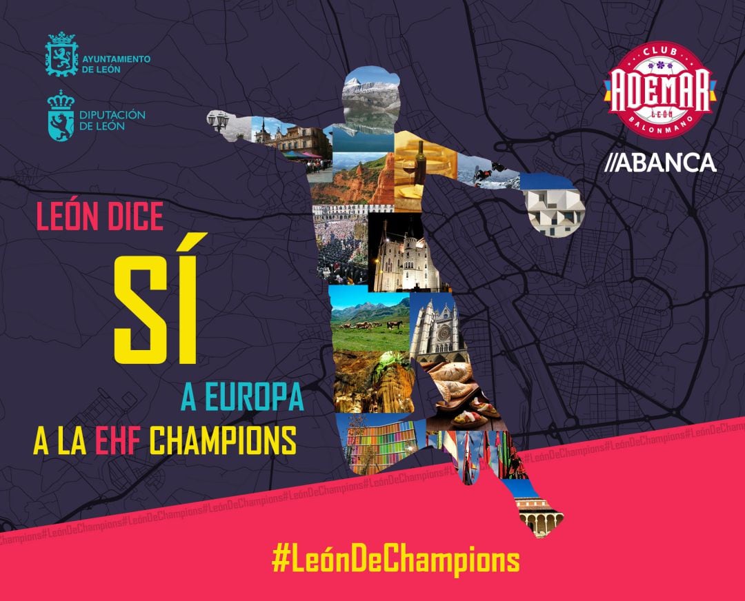 El Ademar lanza su campaña de promoción para soñar con la Liga de Campeones