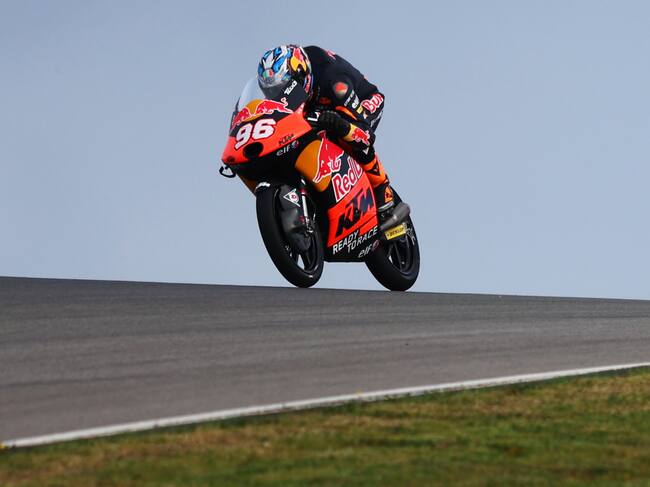 Portimao (Portugal), 24/03/2023.-Daniel Holgado en acción en Portugal . (Motociclismo, Ciclismo) EFE/EPA/NUNO VEIGA EPA-EFE/NUNO VEIGA