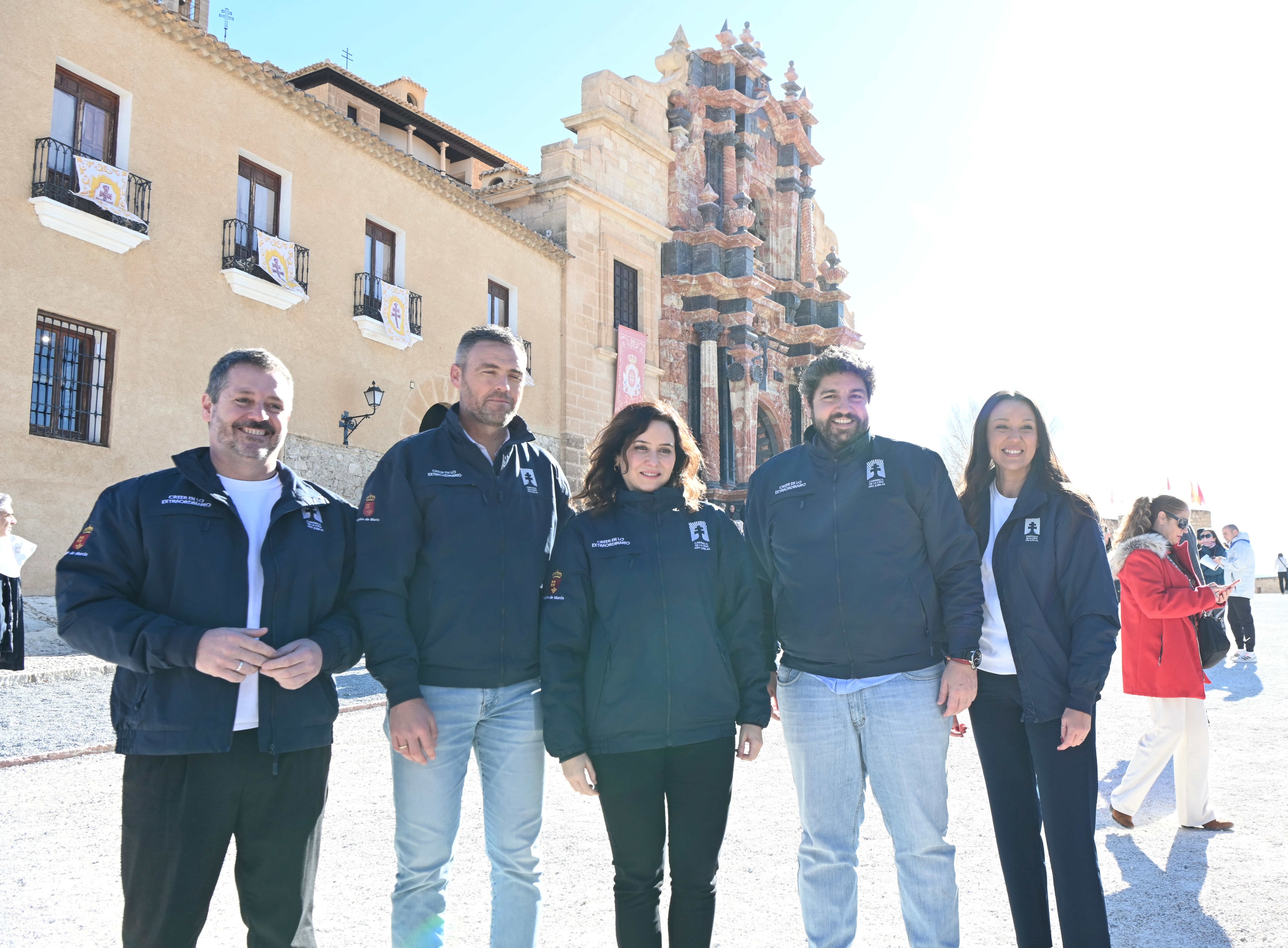 López Miras y Díaz Ayuso visitan Caravaca de la Cruz con motivo del Año Jubilar