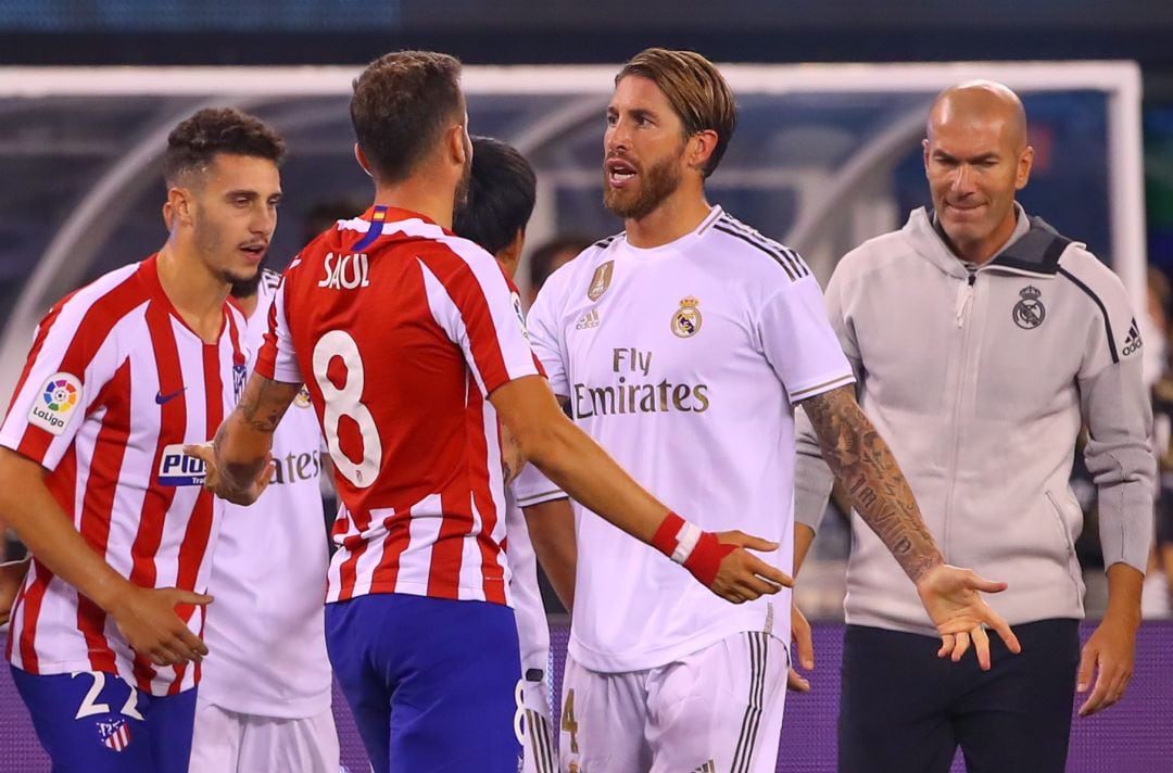 Una imagen del 7-3 del Atlético al Real Madrid en pretemporada