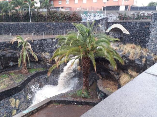 Lluvia en el Barranco de Santos