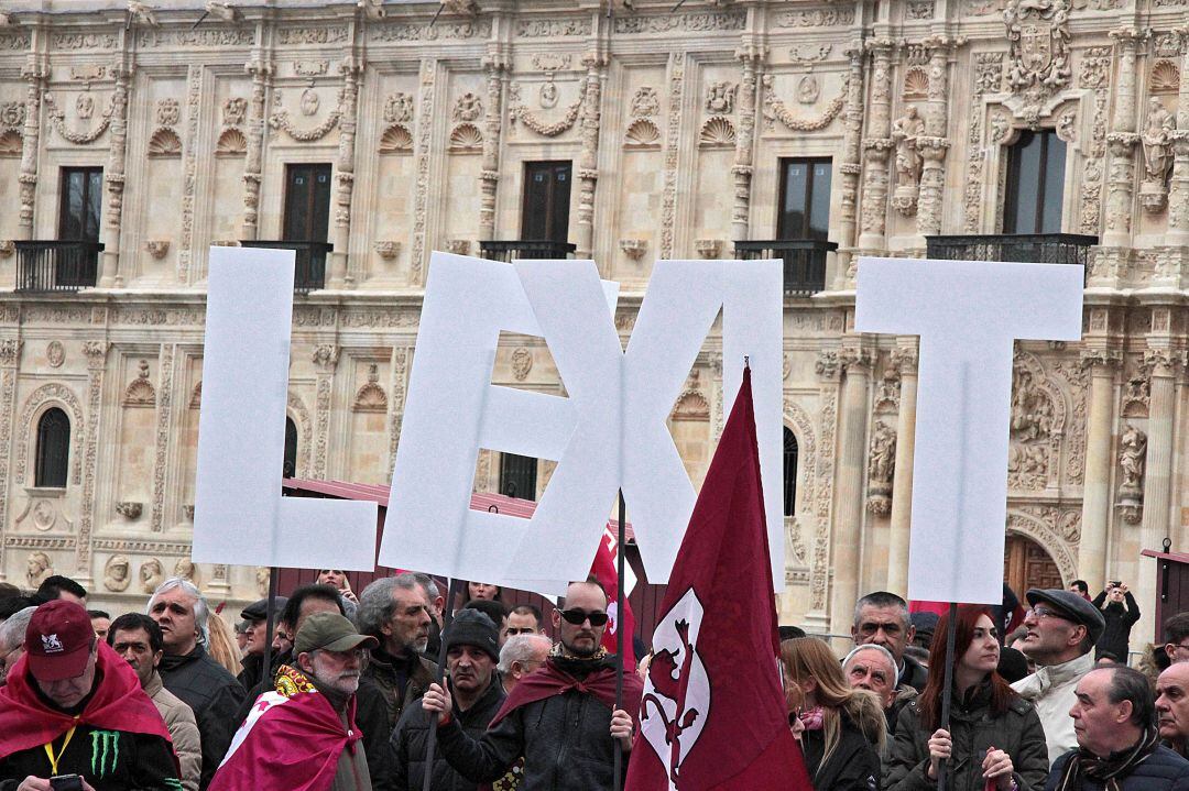 Manifestación en León