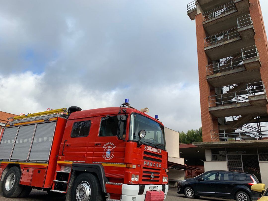 Torre entrenamiento actual Parque bomberos de Guadalajara