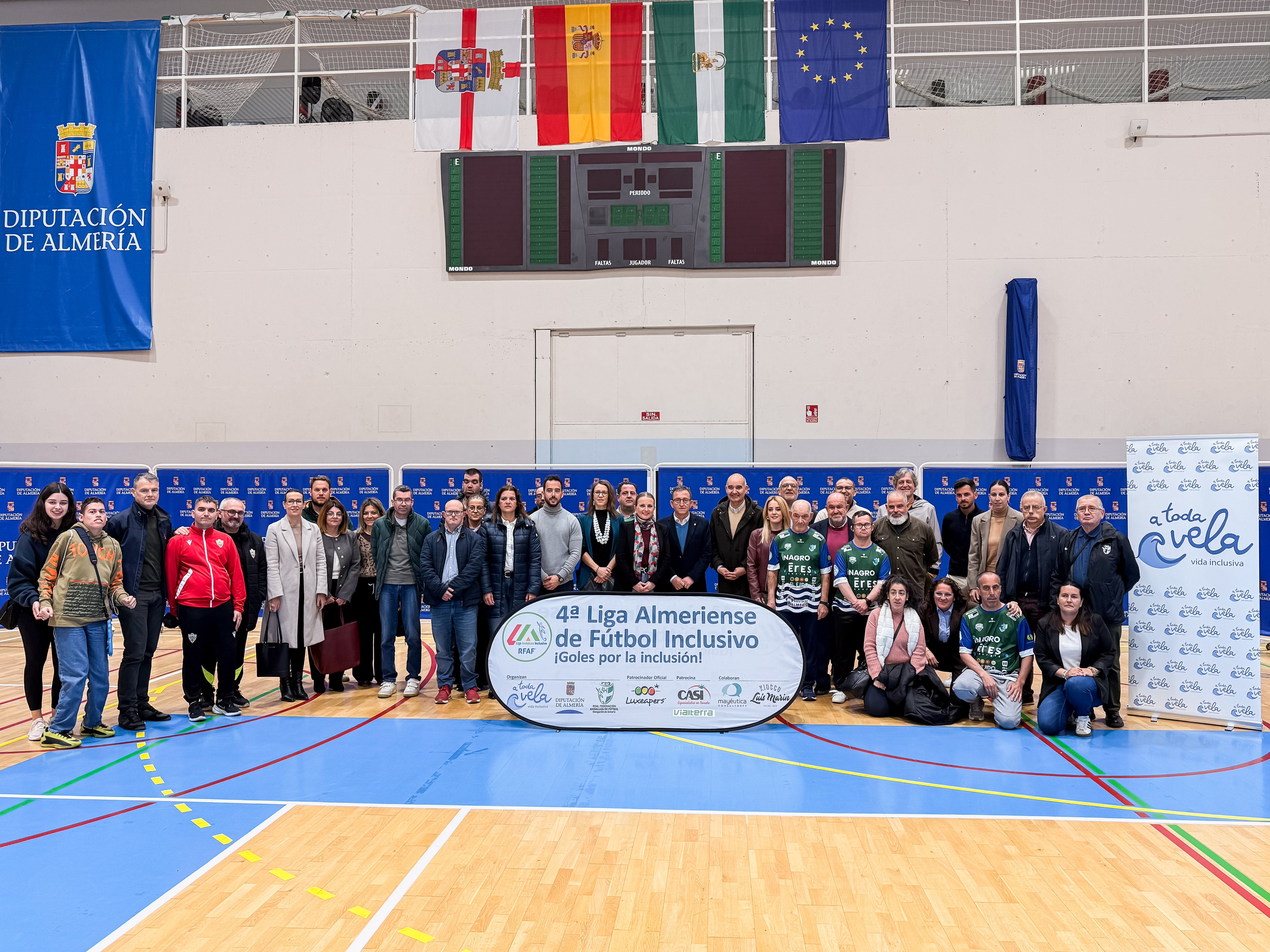 Diputación presenta la IV Liga Almeriense de Fútbol Inclusivo para impulsar el deporte en la provincia.