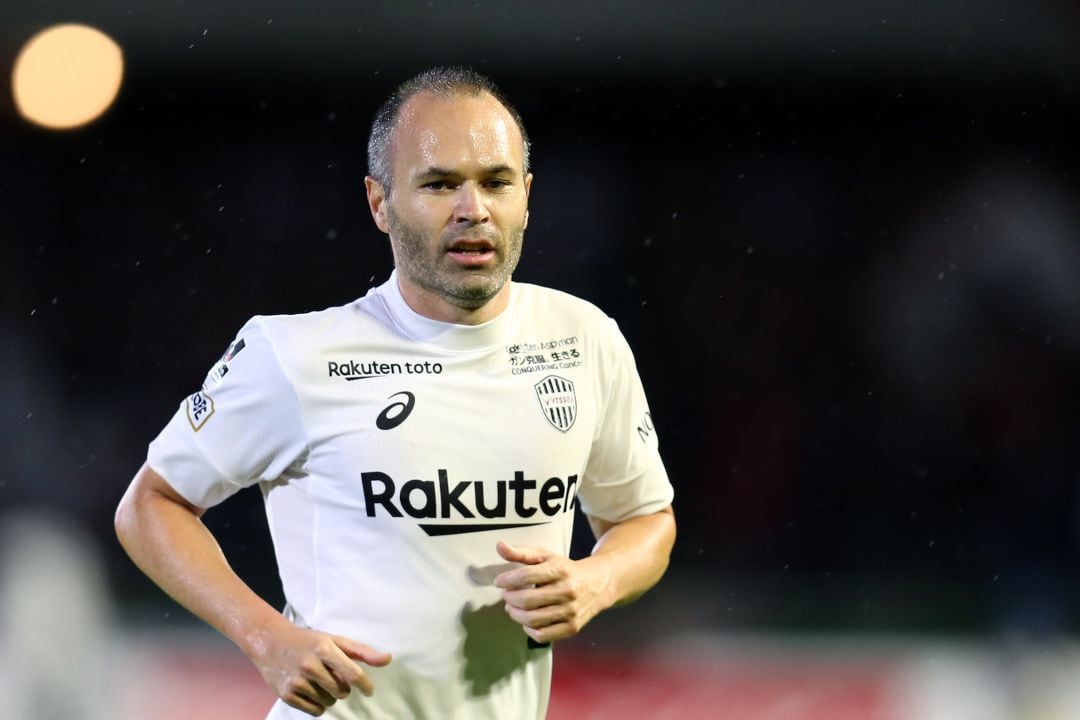 Andrés Iniesta, durante un partido con el Vissel Kobe