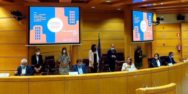 València, Madrid, Barcelona y Sevilla firma un acuerdo para acelerar el avance hacia la neutralidad climática