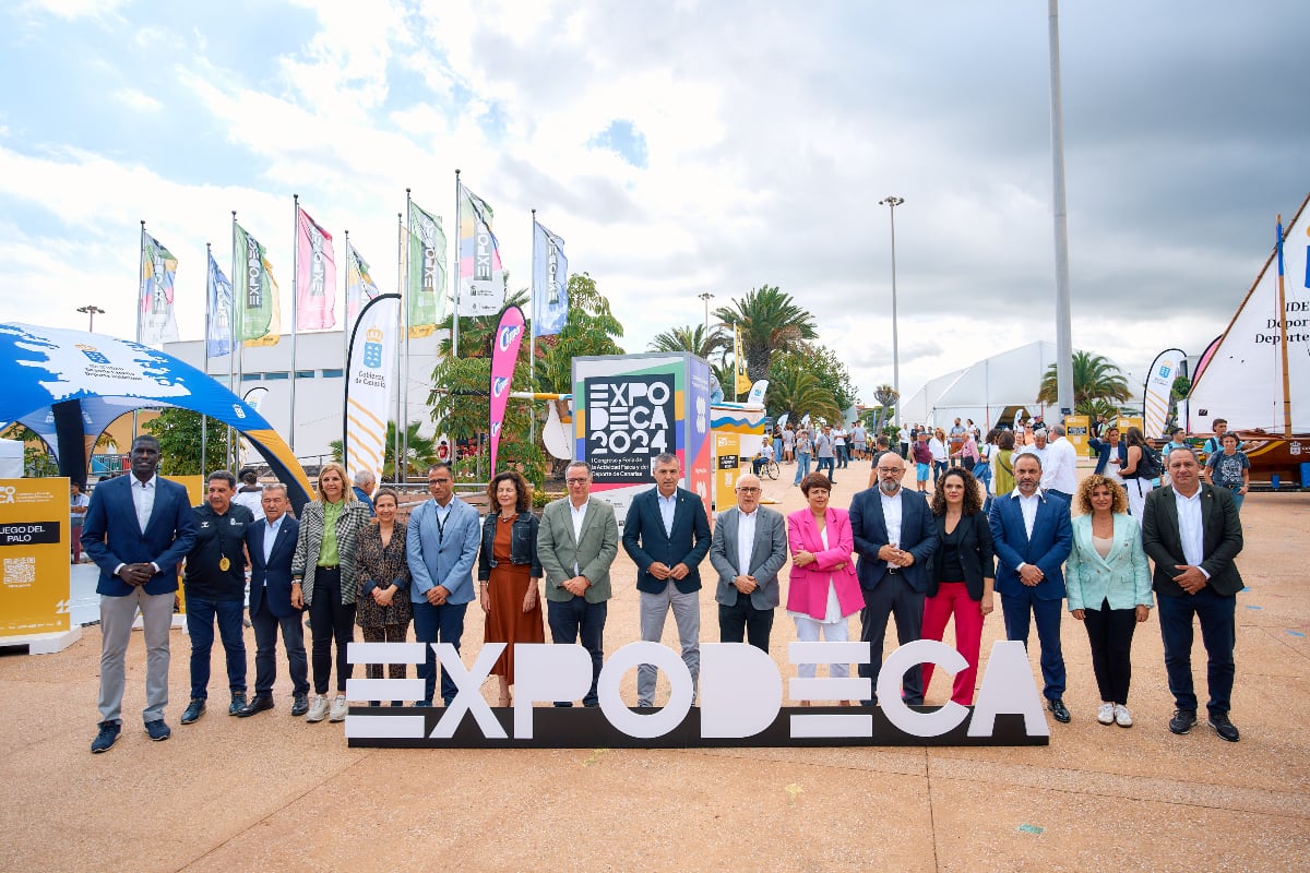 Inauguración del I Congreso y Feria de la Actividad Física y el Deporte de Canarias, que se celebra hasta el domingo en Infecar