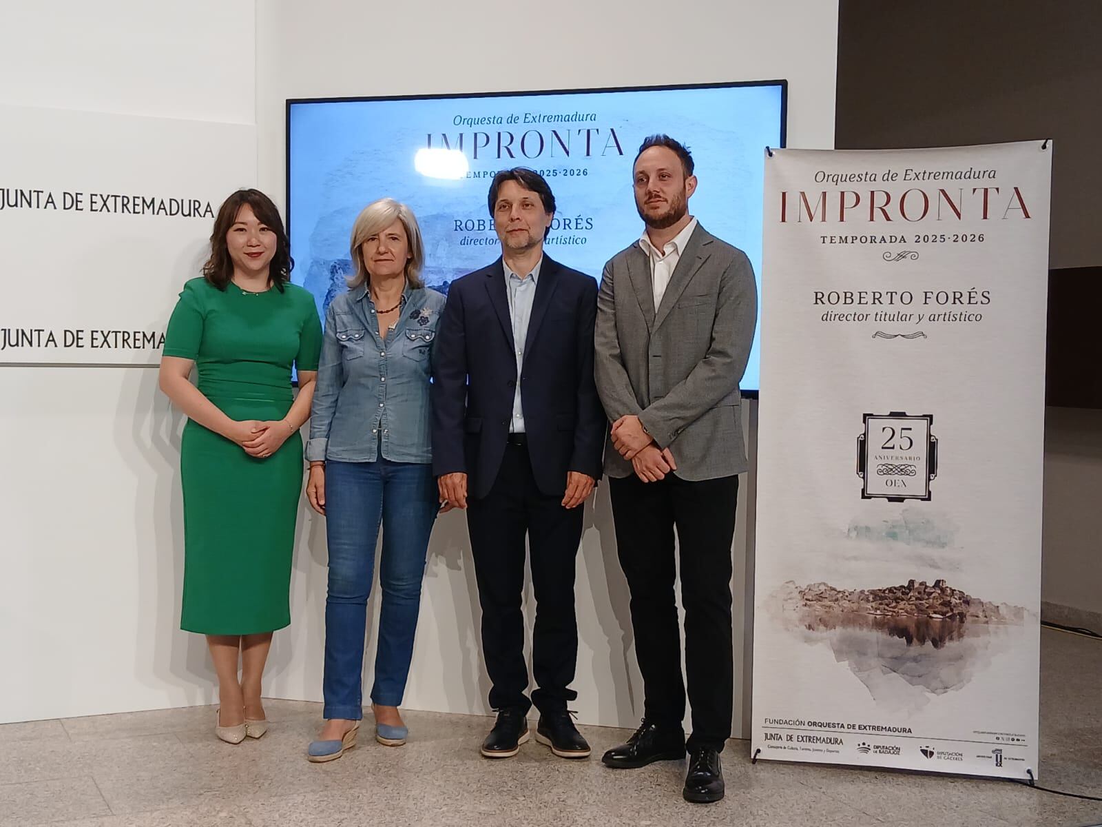 Presentación de la nueva temporada 25/26 de la Orquesta de Extremadura, 'Impronta'