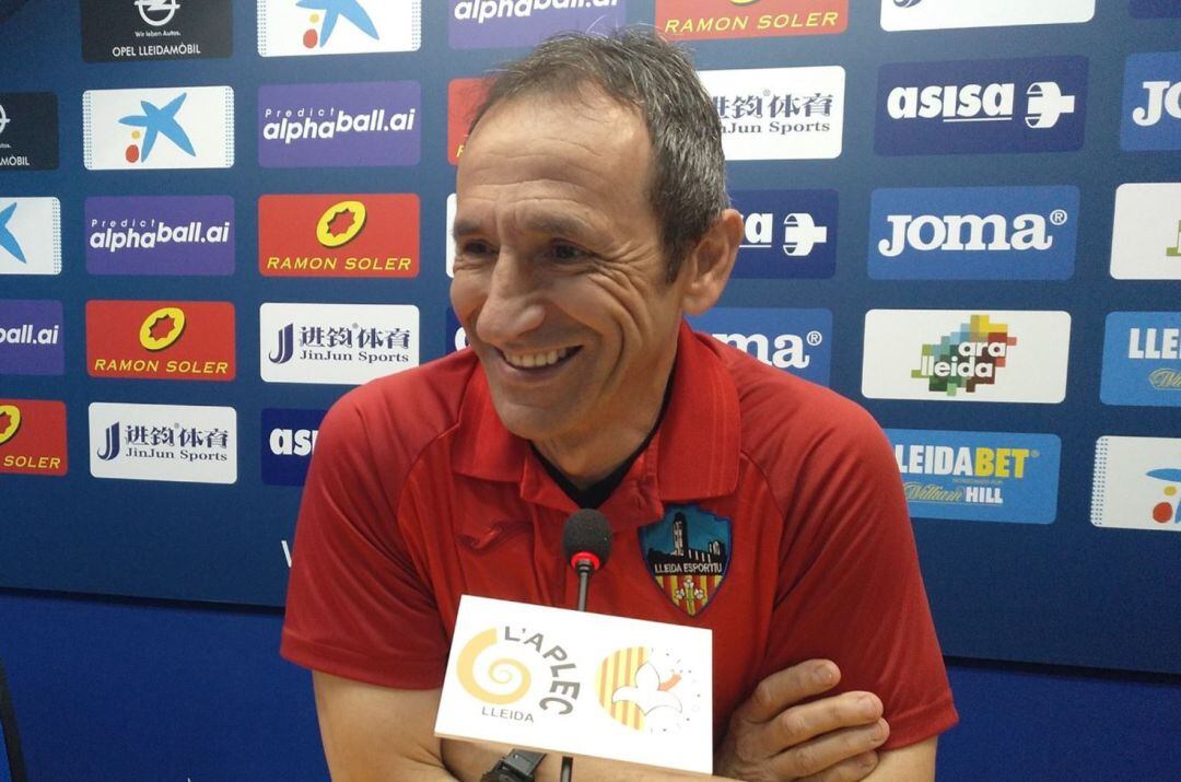 Juan Carlos Oliva, entrenador del Lleida Esportiu