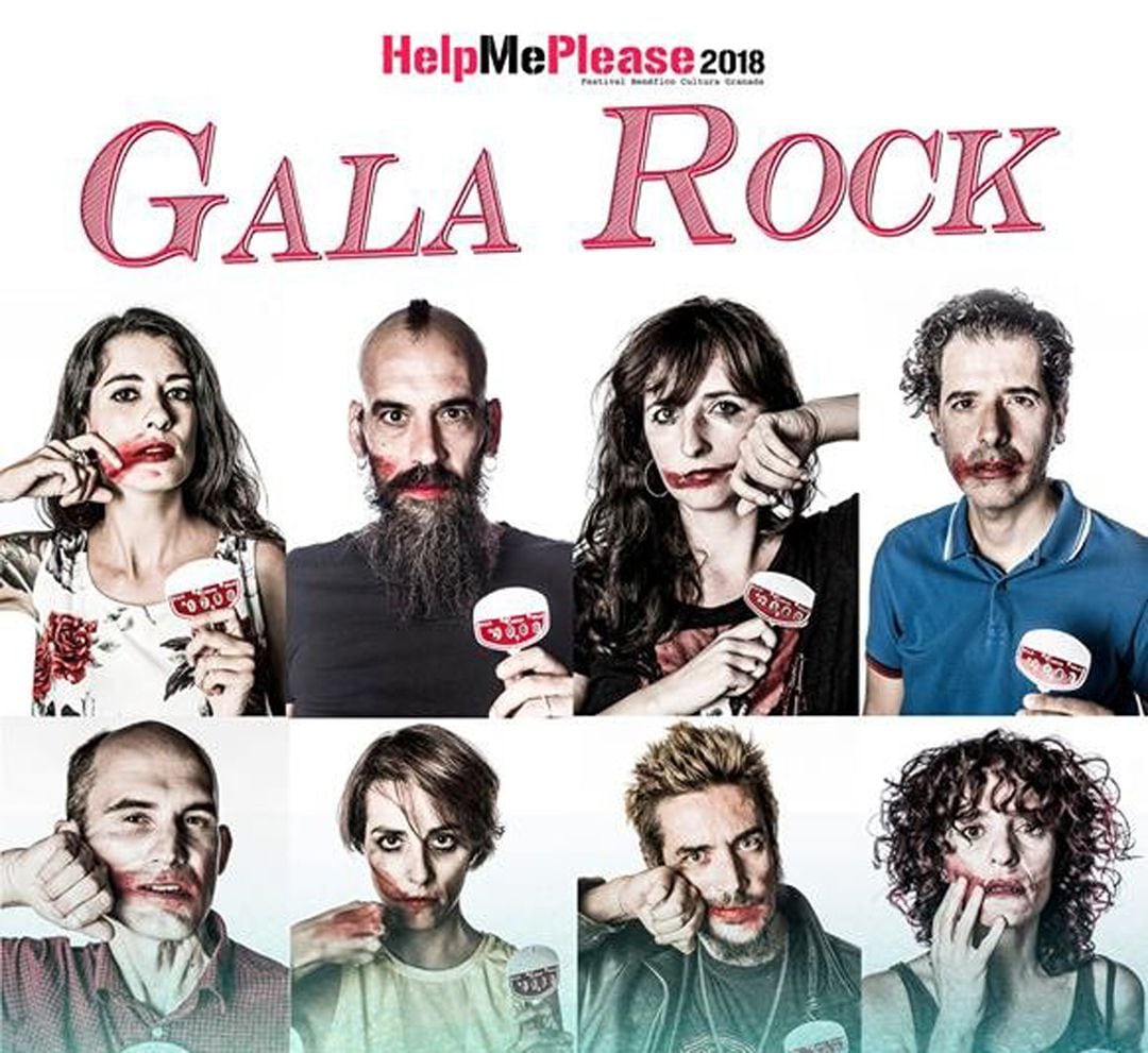 Cartel del ciclo &#039;Help Me Please&#039; en GranadaC