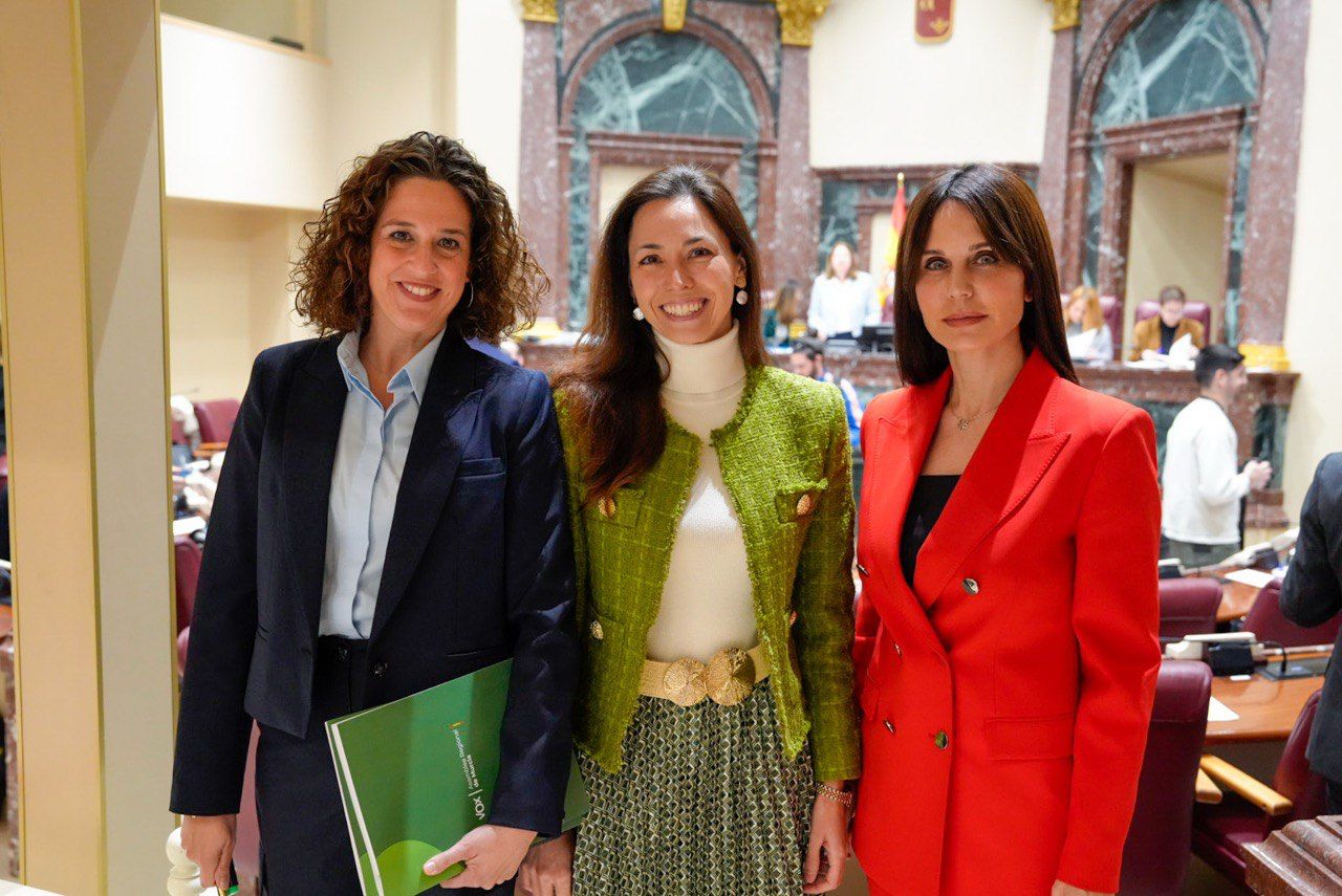 Diputadas de Vox en la Asamblea Regional