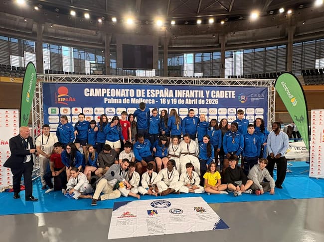 Judocas altoaragoneses en Mallorca
