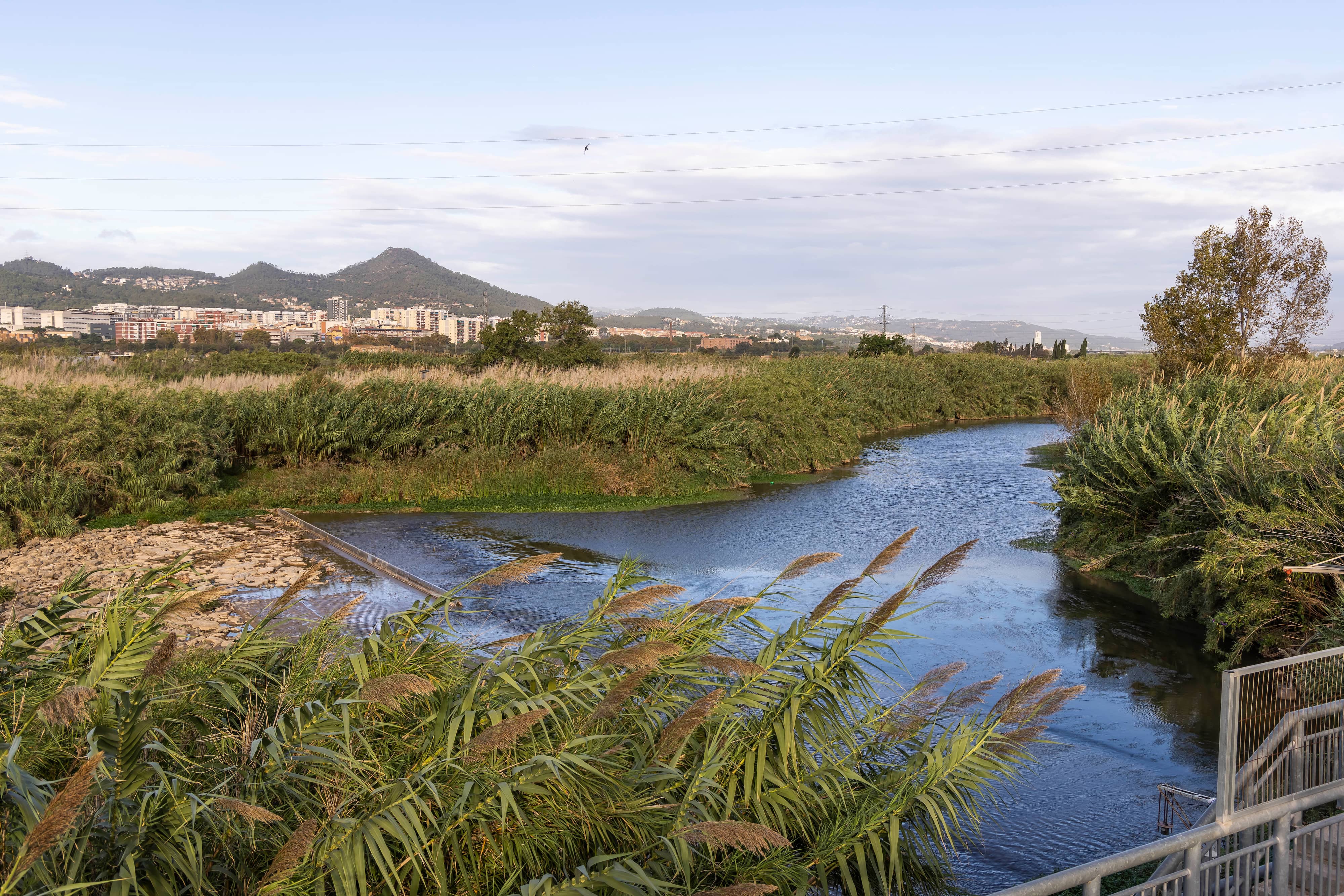 El riu Llobregat té diversos punts de tractament d&#039;aigua regenerada.