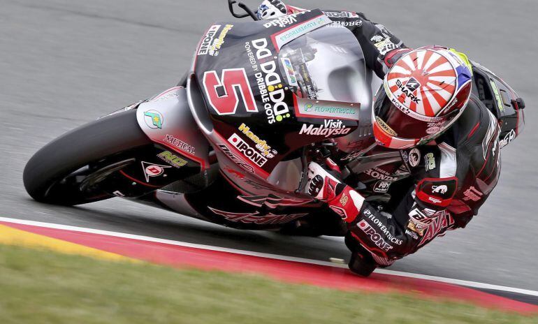 Johann Zarco, en el circuito Sachsenring.