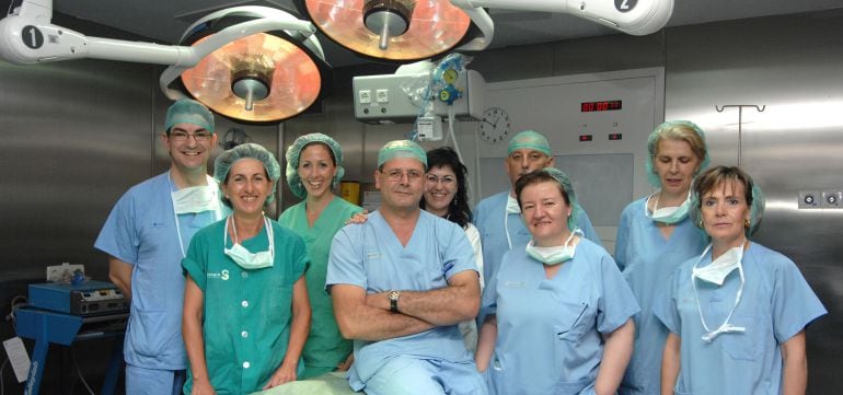 Imagen de 2007. Equipo de cirugía ambulatoria del CEDT de Illescas