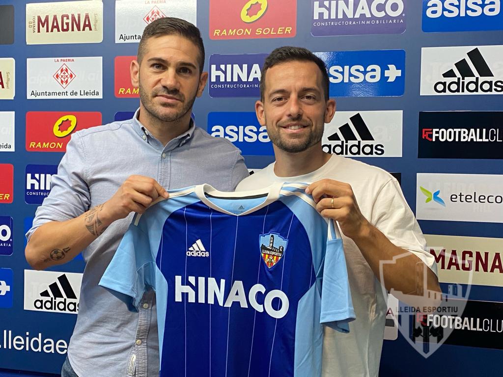 Romero presentado con el Lleida