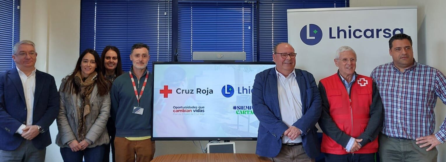 Cruz Roja y Lhicarsa firman un convenio para impulsar la inserción laboral en Cartagena