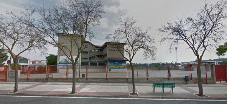 El colegio Príncipe de España en el que tiene plaza de funcionaria Carme Parra, la responsable de Montessori School en Vitoria