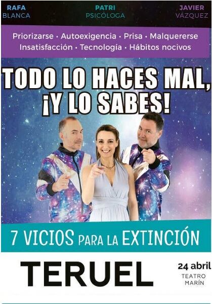 Todo lo haces mal, y lo sabes