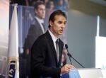 GRAF254. MADRID, 14/06/2018.- El exseleccionador español de fútbol Julen Lopetegui durante su intervención en su presentación oficial como entrenador del Real Madrid, hoy en el estadio Santiago Bernabéu, en Madrid. EFE/JuanJo Martín. EFE/JuanJo Martín