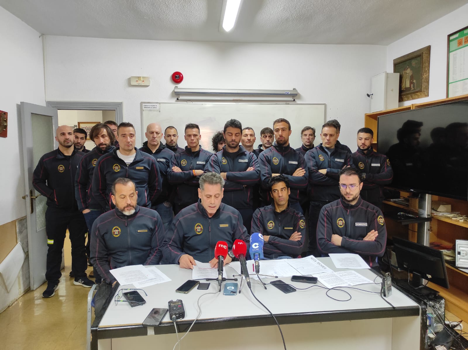 Los bomberos de Zamora rompen negociaciones con el Ayuntamiento de Zamora. Foto: Radio Zamora.