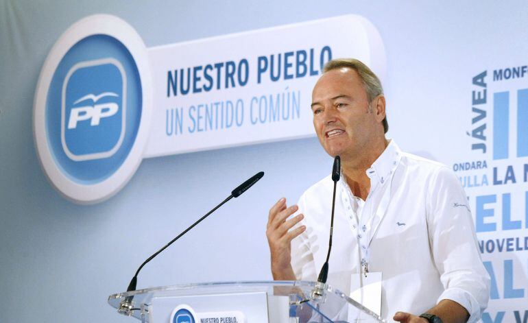 En la imagen , el presidente del PPCV, Alberto Fabra.