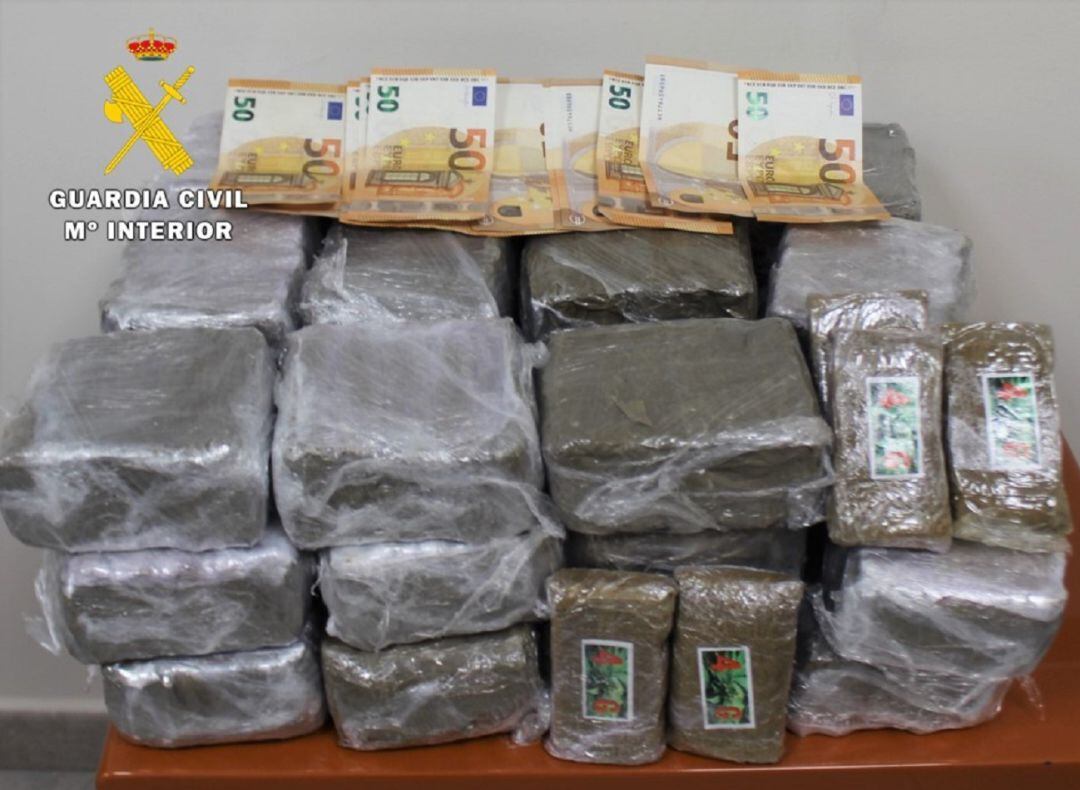 Imagen de lo incautado