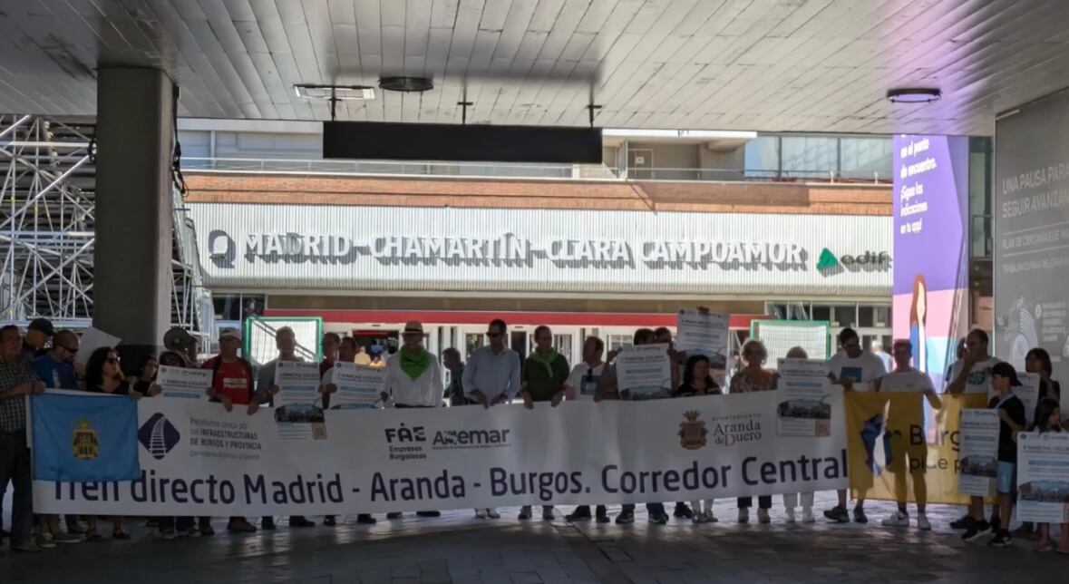 Foto en la estación madrileña