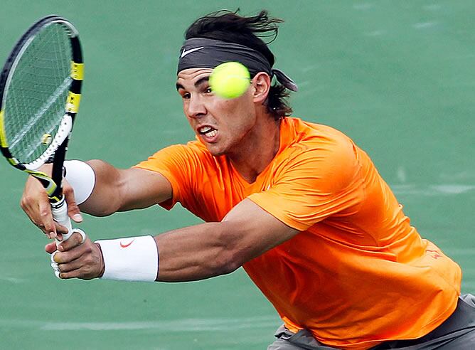 Nadal, en el torneo de Indian Wells