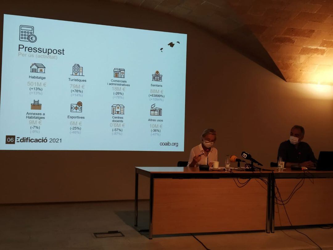 Marta Vall presenta los datos de construcción del primer semestre de este año