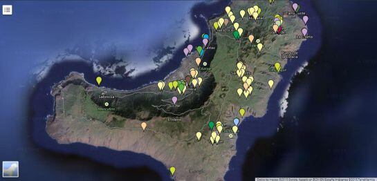 El Hierro, geolocalizado