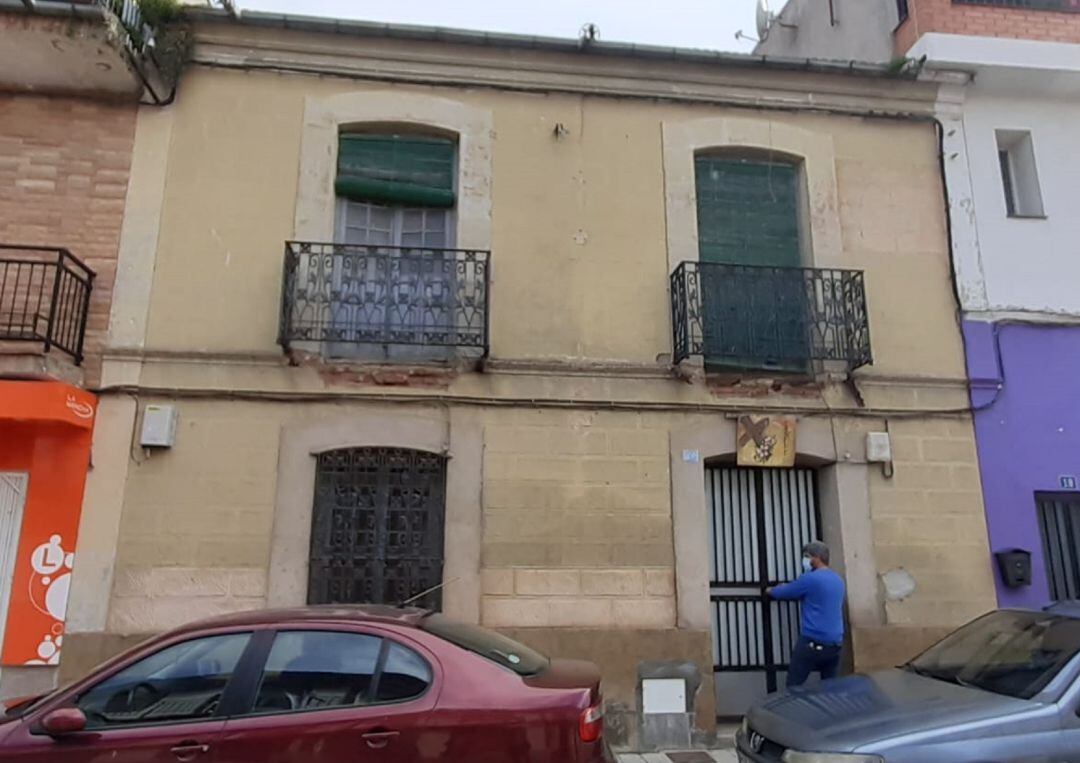 Fachada de la casa natal de Mónico Sánchez, donde se ubicará el museo