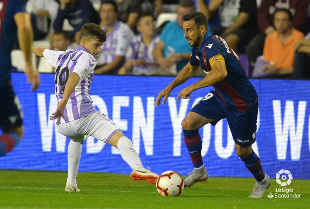 Pedro López ante el Real Valladolid