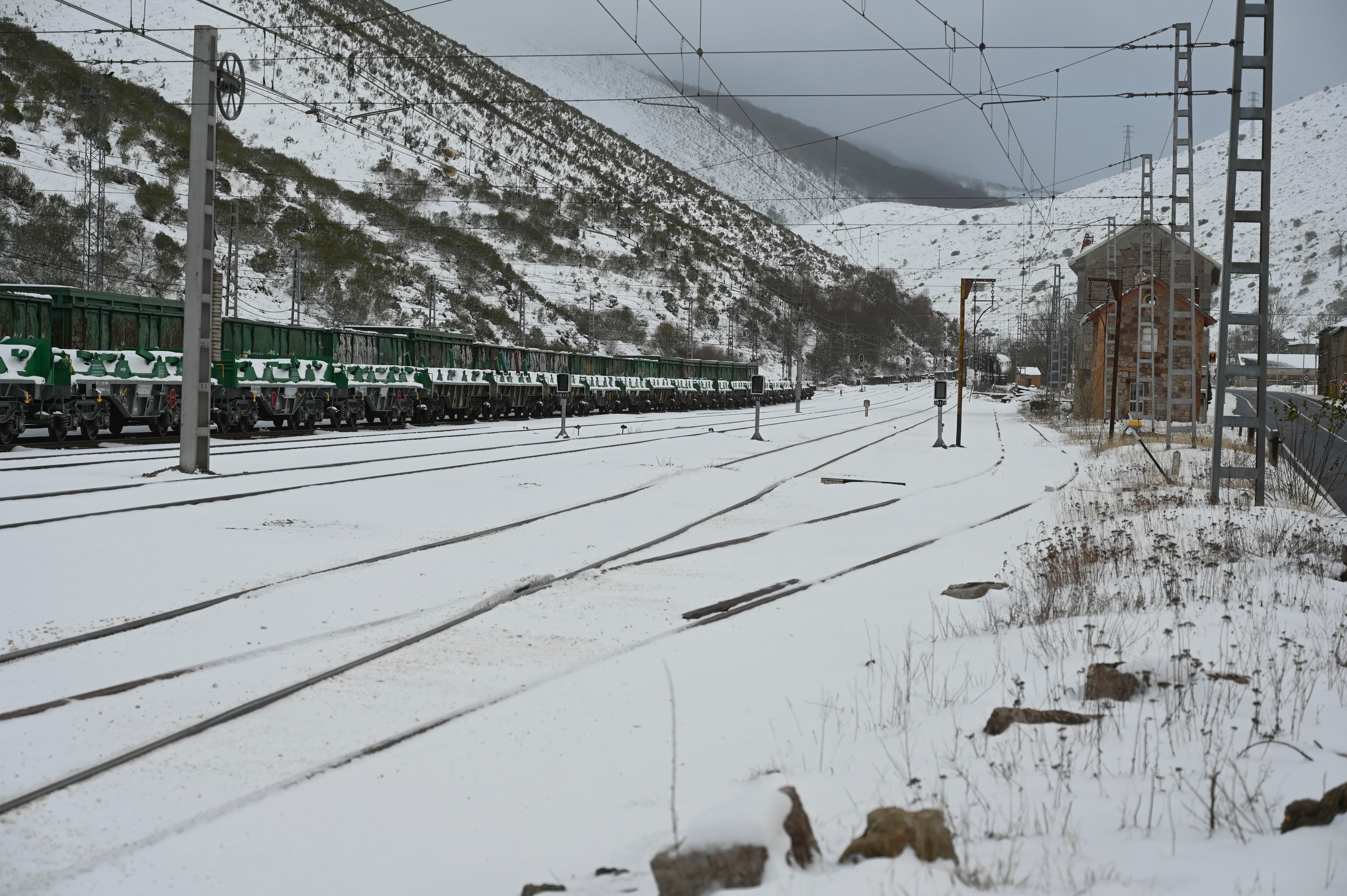 Vista de la localidad de Busdongo (León) este viernes.