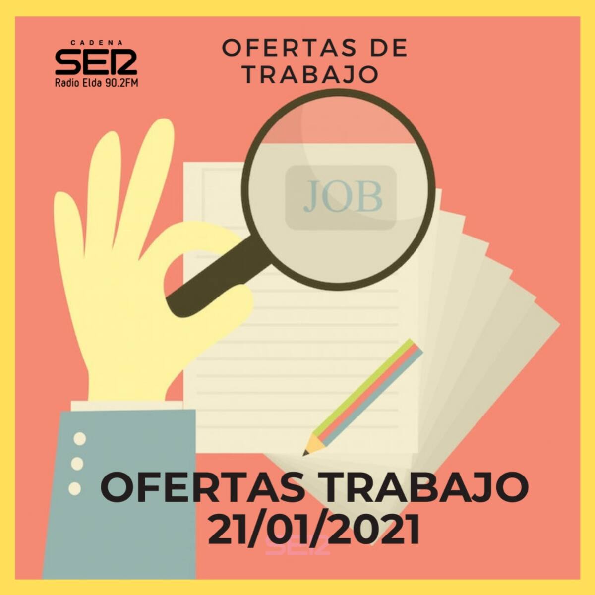 Ofertas de trabajo de Elda y comarca...11/03/2021