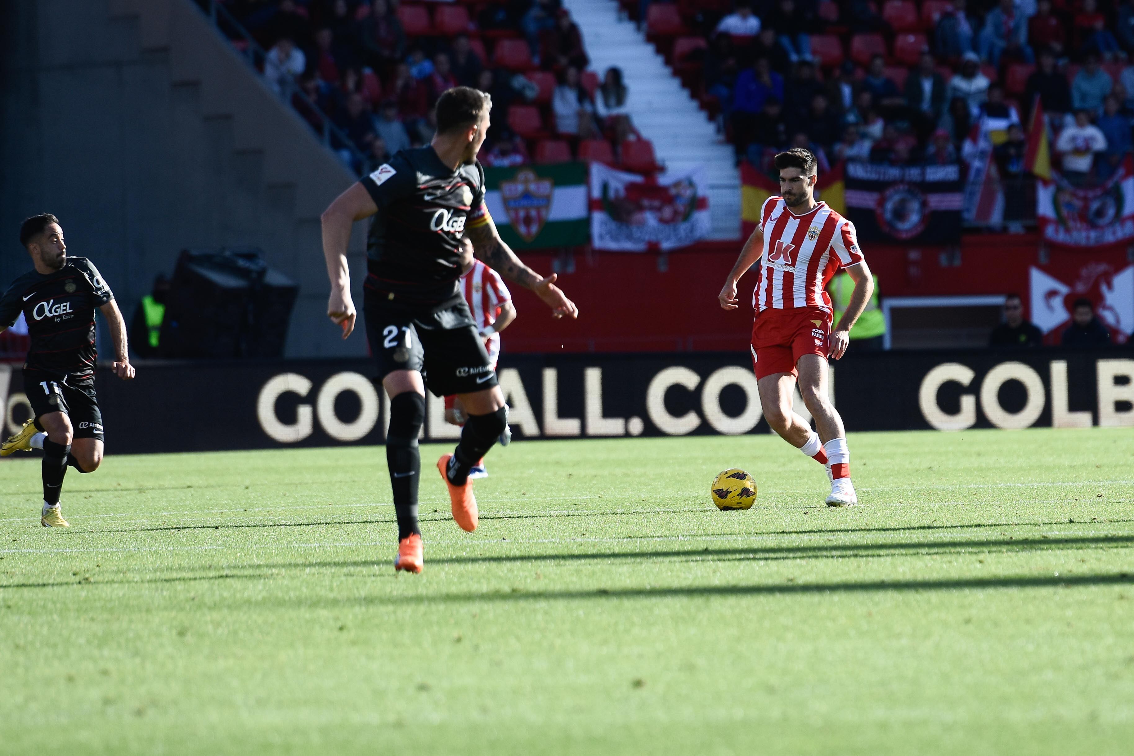 Melero en el Almería-Mallorca del pasado domingo.