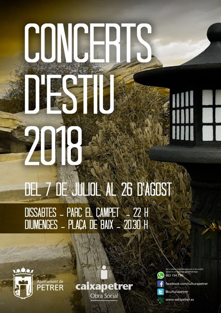 Concerts d´estiu Petrer 