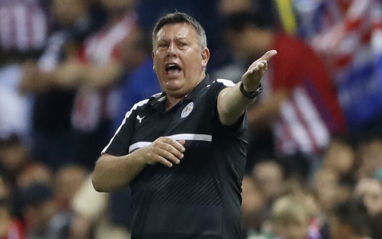 El entrenador del Leicester Craig Shakespeare.