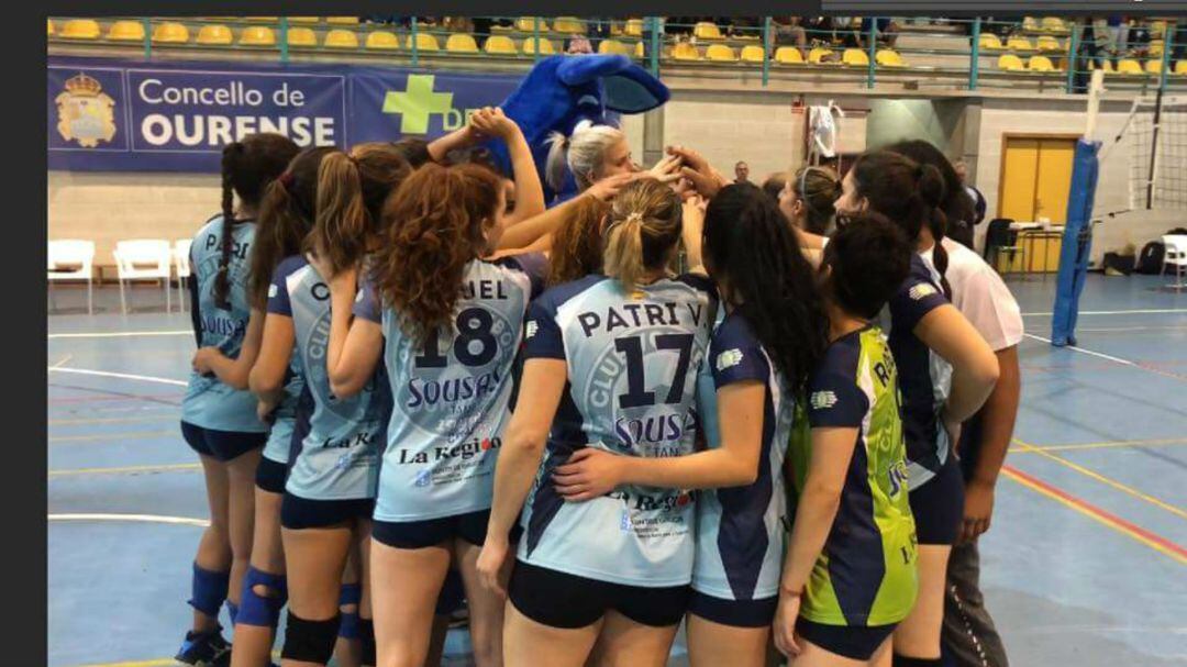 Pese a esta racha negativa, el Club Voleibol Ourense, está realizando una gran temporada