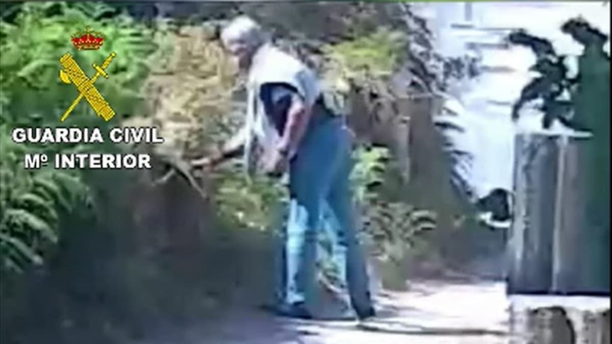 Detienen a un vecino de Nigrán tras grabarlo plantando fuego al monte