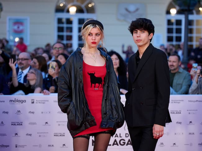 Carlos Peguer y Mariang durante el Festival de Málaga