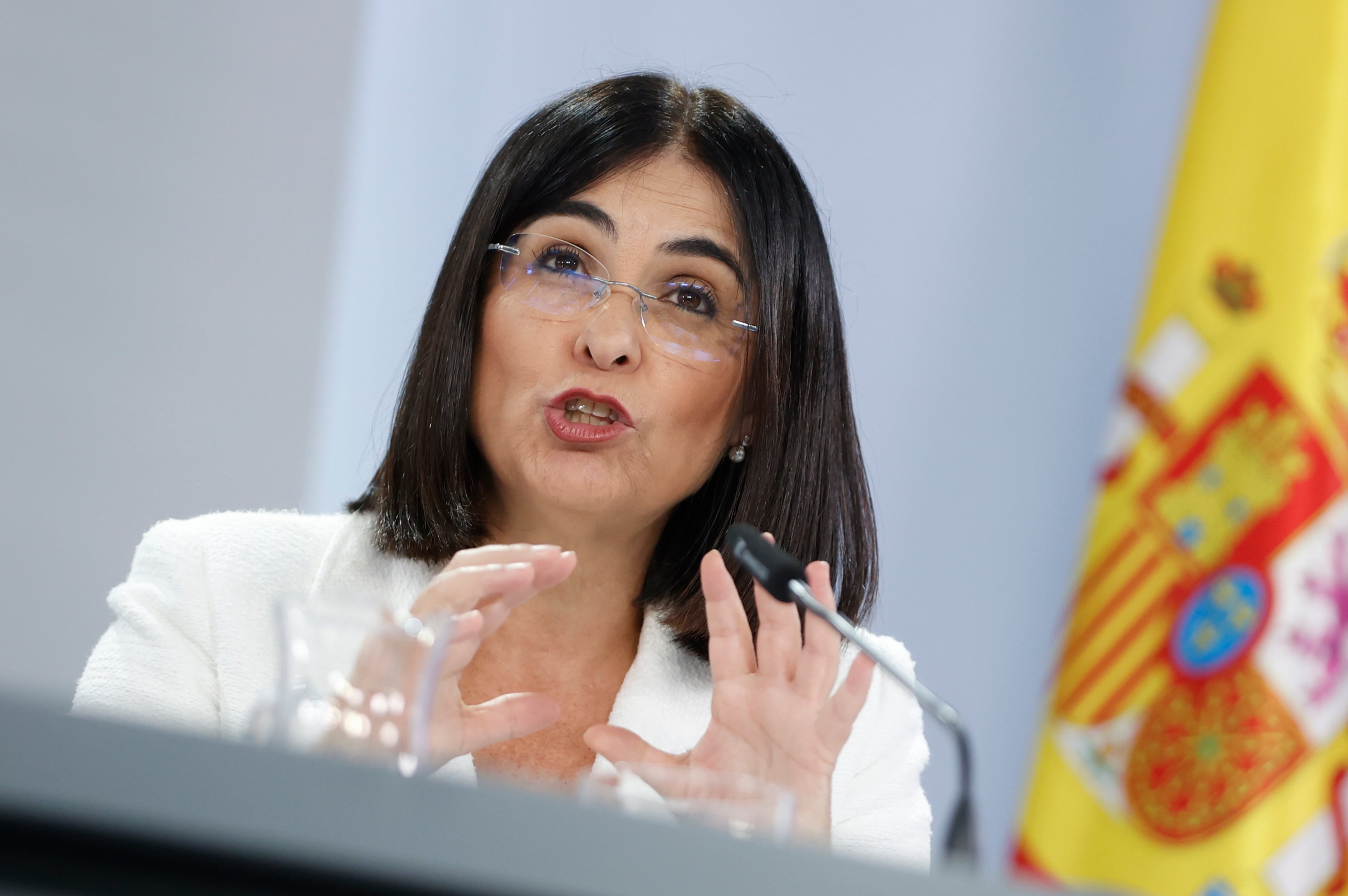 La ministra de Sanidad, Carolina Darias