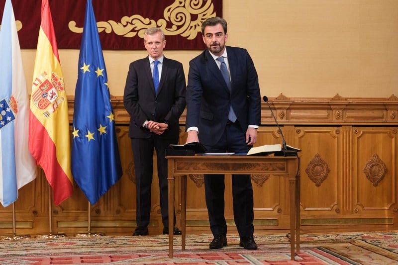 Toma de posesión de Diego Calvo (foto: Xunta)