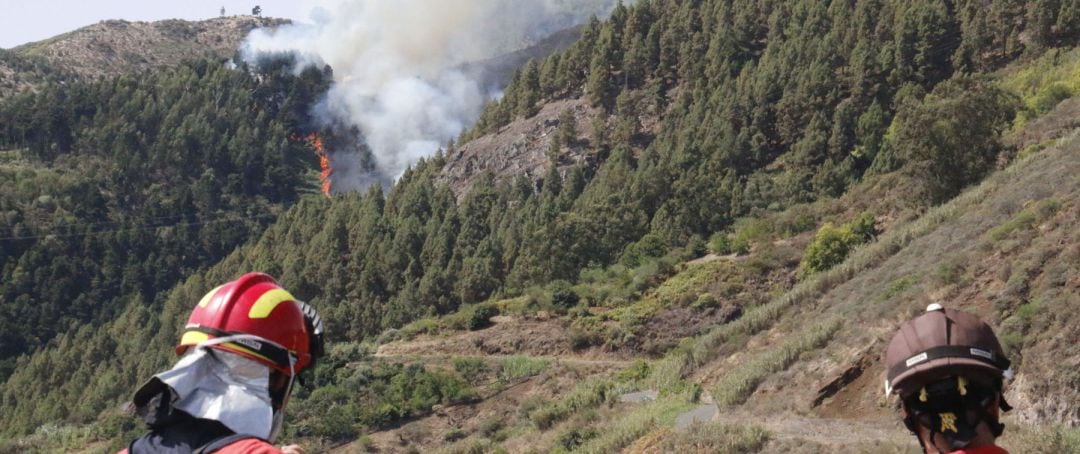 Segunda jornada del incendio de Gran Canaria