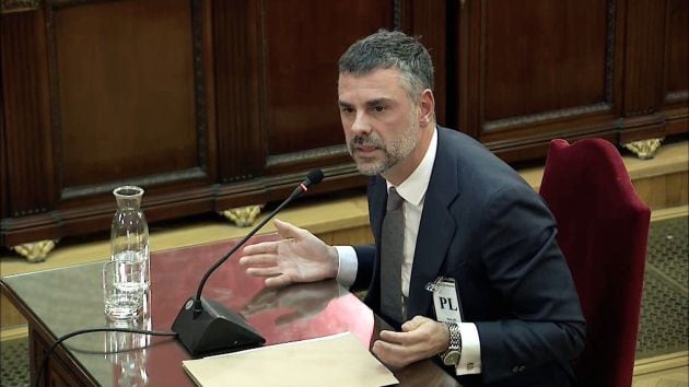 Santi Vila durante su declaración