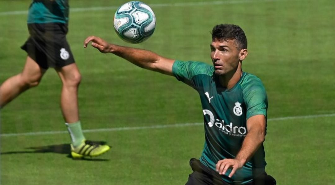 Barral durante un entrenamiento