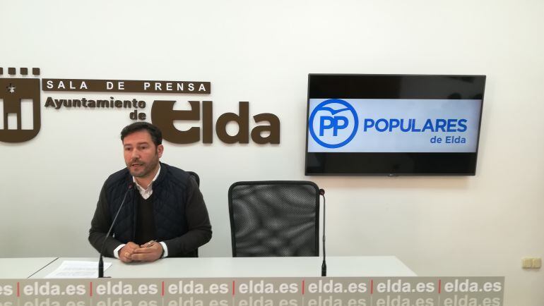 Francisco Muñoz, portavoz del PP en Elda 