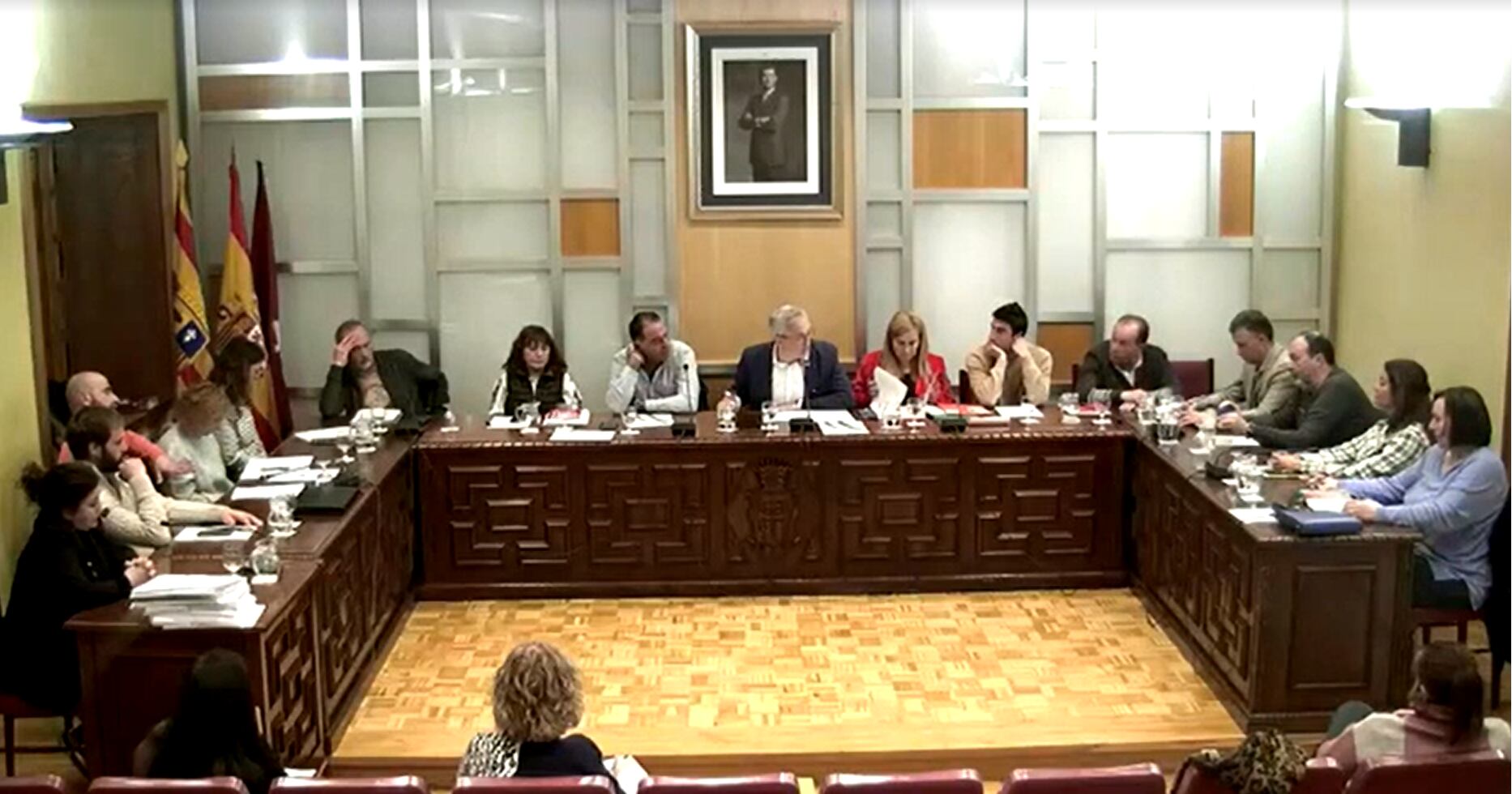 Pleno en el Ayuntamiento de Jaca