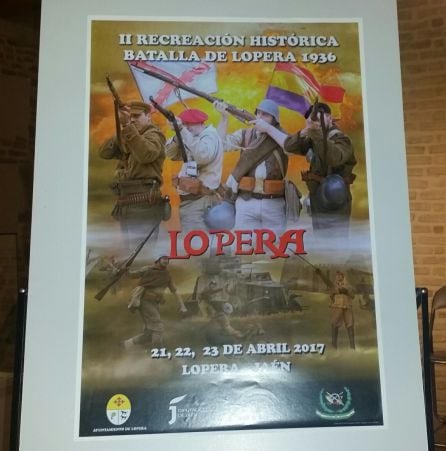 Cartel II Recreación Batalla de Lopera